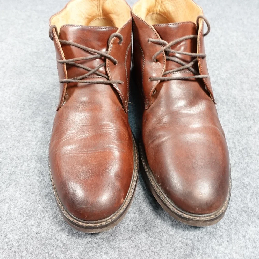 Johnston & Murphy‎ Brown Leather Signature Series Chukka Boots 20-9796 Size 11